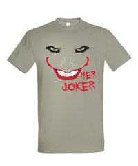 Marškinėliai vyrams Her Joker, rudi kaina ir informacija | Vyriški marškinėliai | pigu.lt