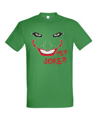 Marškinėliai vyrams Her Joker, žali kaina ir informacija | Vyriški marškinėliai | pigu.lt