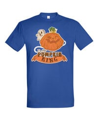Marškinėliai vyrams Pumpkin King, mėlyni kaina ir informacija | Vyriški marškinėliai | pigu.lt