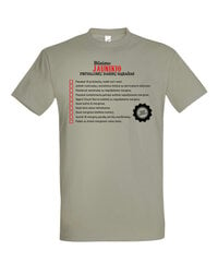 Vyriški marškinėliai Darbų sąrašas kaina ir informacija | Vyriški marškinėliai | pigu.lt