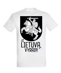 Marškinėliai vyrams Už Lietuvą vyrai kaina ir informacija | Vyriški marškinėliai | pigu.lt
