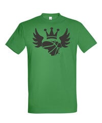 Marškinėliai vyrams Krepšinio angelas, žali цена и информация | Мужские футболки | pigu.lt