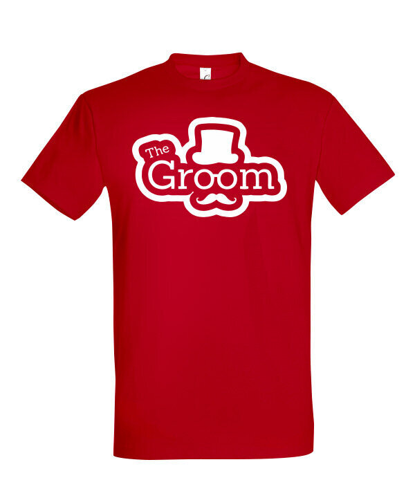 Marškinėliai vyrams The groom цена и информация | Vyriški marškinėliai | pigu.lt