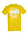 Marškinėliai vyrams Metas vyriškai pašvęsti, geltoni