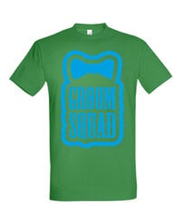 Marškinėliai vyrams Groom squad, žalia цена и информация | Мужские футболки | pigu.lt