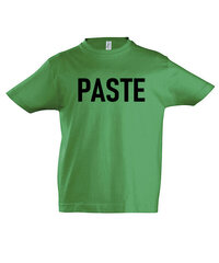 Marškinėliai vaikams Paste, žalia цена и информация | Рубашка для мальчиков | pigu.lt