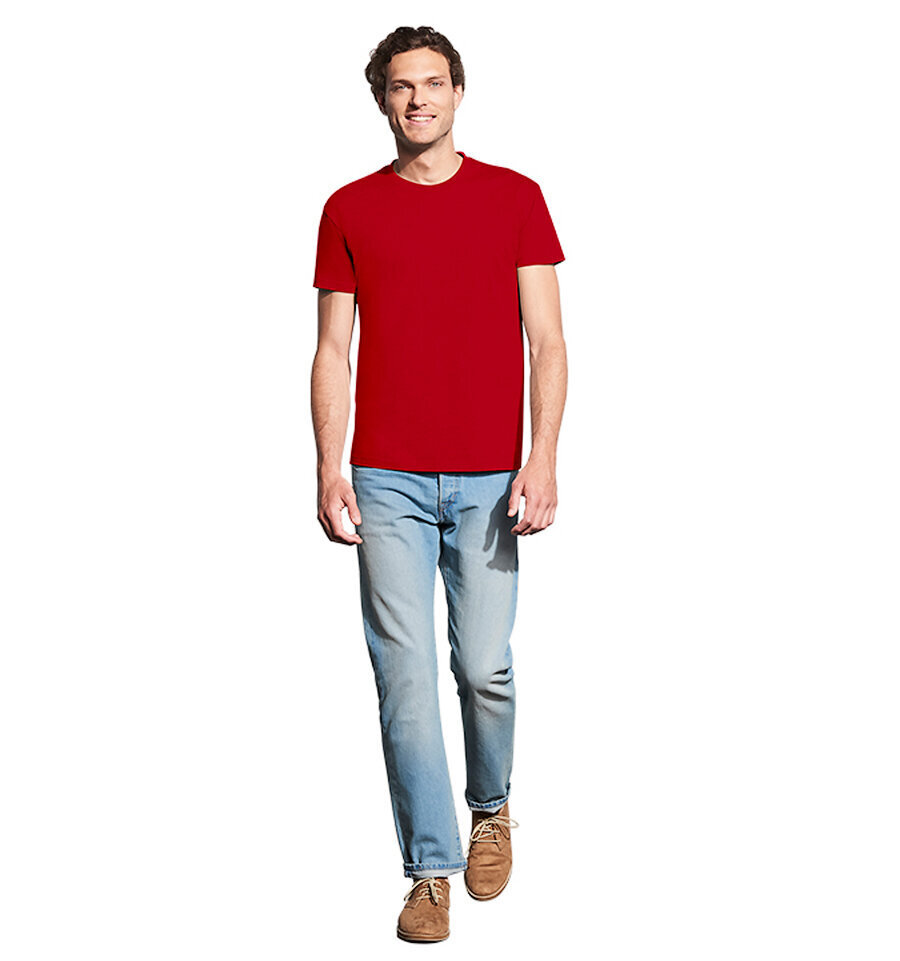 Marškinėliai vyrams Atsipalaiduok, juk Kalėdos, raudoni kaina ir informacija | Vyriški marškinėliai | pigu.lt