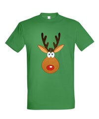 Marškinėliai vyrams Kalėdų elniukas kaina ir informacija | Vyriški marškinėliai | pigu.lt