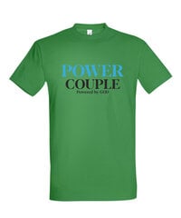 Marškinėliai vyrams Galinga pora, žalia цена и информация | Мужские футболки | pigu.lt