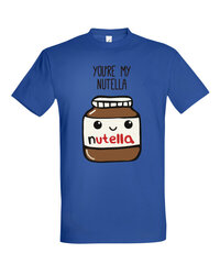 Marškinėliai vyrams Mano Nutella, mėlyni kaina ir informacija | Vyriški marškinėliai | pigu.lt