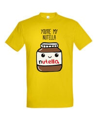 Marškinėliai vyrams Mano Nutella, geltoni kaina ir informacija | Vyriški marškinėliai | pigu.lt