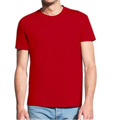 Marškinėliai vyrams Mano Nutella, raudoni kaina ir informacija | Vyriški marškinėliai | pigu.lt