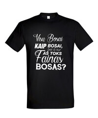 Marškinėliai vyrams Visi bosai kaip bosai цена и информация | Мужские футболки | pigu.lt
