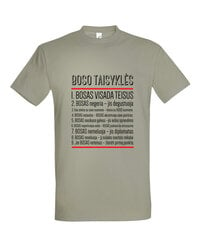 Marškinėliai vyrams Boso taisyklės, žalia kaina ir informacija | Vyriški marškinėliai | pigu.lt
