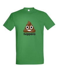 Marškinėliai vyrams Happens, žalia цена и информация | Мужские футболки | pigu.lt