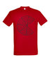 Marškinėliai vyrams Pica tėčiui, raudoni kaina ir informacija | Vyriški marškinėliai | pigu.lt