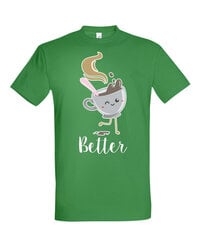 Marškinėliai vyrams Better, žalia цена и информация | Мужские футболки | pigu.lt