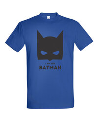 Marškinėliai vyrams Her batman, mėlyna kaina ir informacija | Vyriški marškinėliai | pigu.lt