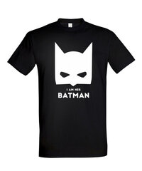 Marškinėliai vyrams Batman, juodi kaina ir informacija | Vyriški marškinėliai | pigu.lt