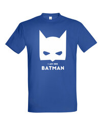 Marškinėliai vyrams Batman, mėlyna kaina ir informacija | Vyriški marškinėliai | pigu.lt