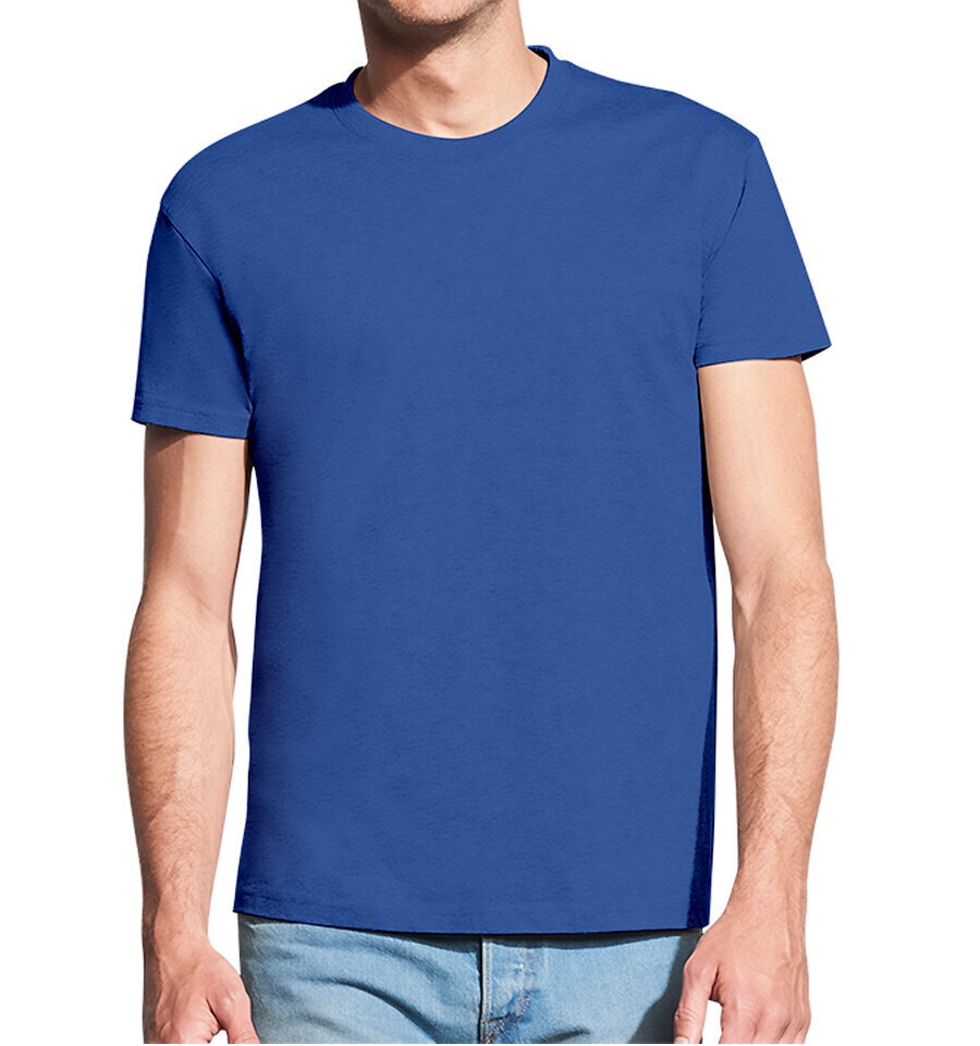 Marškinėliai vyrams Myliu labiau, mėlyni kaina ir informacija | Vyriški marškinėliai | pigu.lt