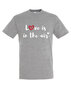 Marškinėliai vyrams Meilė tvyro ore, pilki kaina ir informacija | Vyriški marškinėliai | pigu.lt
