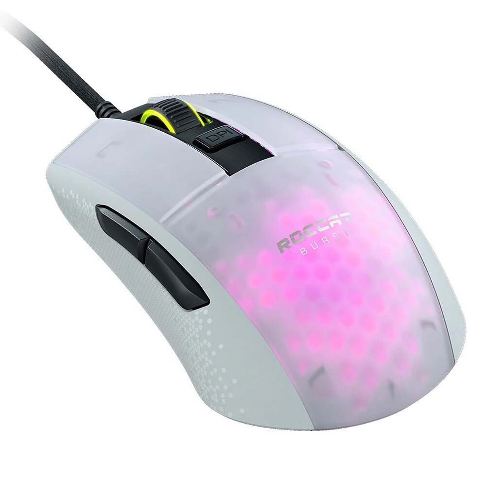 Pelė Roccat Burst Pro, balta kaina ir informacija | Pelės | pigu.lt