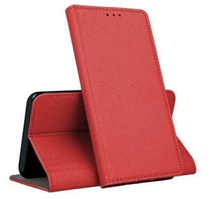 Mocco Smart Magnet Book Case, skirtas Samsung Galaxy Note 20 5G, raudonas kaina ir informacija | Telefono dėklai | pigu.lt