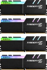 G.Skill Trident Z RGB, 32GB (4x8GB), DDR4, 4000MHz (F4-4000C17Q-32GTZRB) kaina ir informacija | Operatyvioji atmintis (RAM) | pigu.lt