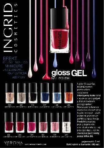 Nagų lakas Ingrid Gloss Gel 533, 7 ml kaina ir informacija | Nagų lakai, stiprintojai | pigu.lt