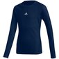 Vaikiški marškinėliai Adidas Alphaskin Sport LS Tee JUNIOR CW7322, tamsiai mėlyni kaina ir informacija | Futbolo apranga ir kitos prekės | pigu.lt