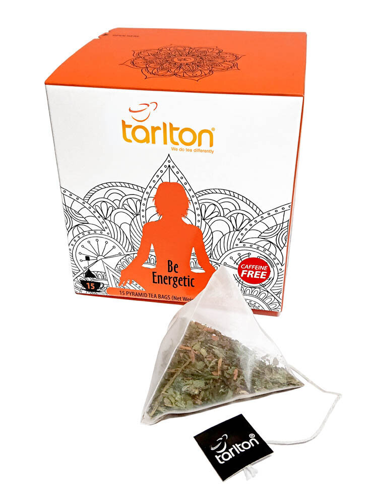 Tarlton Ajurvedinė arbata „BE ENERGETIC” - „Būkite energingi“, 1,5g x 15 piramidiniai arbatos maišeliai kaina ir informacija | Arbata | pigu.lt