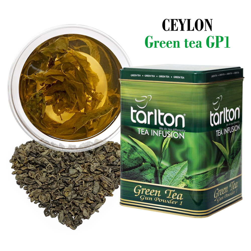 Tarlton Pure Green tea GP1, Ceilono žalia, biri, didelių lapų arbata, 250g kaina ir informacija | Arbata | pigu.lt