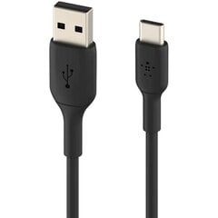 USB кабель Belkin Boost Charge USB-A to USB-C 2.0m черный цена и информация | Кабели и провода | pigu.lt