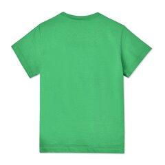 Marškinėliai berniukui su spauda, žali kaina ir informacija | Marškinėliai kūdikiams | pigu.lt