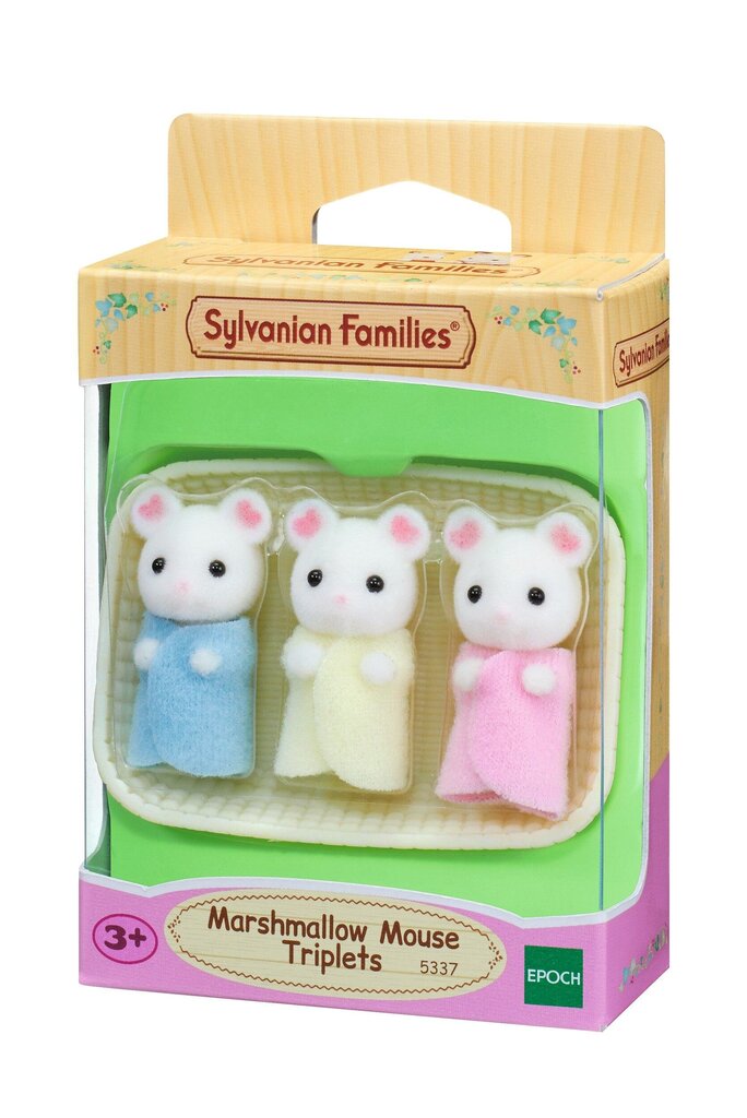 Figūrėlių rinkinys Sylvanian Families Putų pelių trynukai kaina ir informacija | Žaislai mergaitėms | pigu.lt