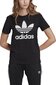 Marškinėliai moterims Adidas Trefoil Tee Bl FM3311, juodi цена и информация | Marškinėliai moterims | pigu.lt