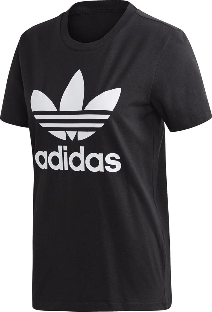 Marškinėliai moterims Adidas Trefoil Tee Bl FM3311, juodi kaina ir informacija | Marškinėliai moterims | pigu.lt