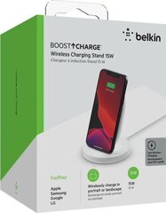 Belkin Wireless Charging Stand with PSU  цена и информация | Зарядные устройства для телефонов | pigu.lt