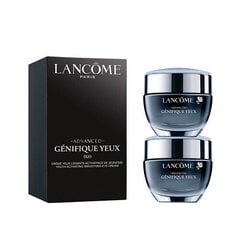 Paakių kremas Lancome Génifique Smoothing Eye Cream Duo, 2 x 15 ml цена и информация | Сыворотки, кремы для век | pigu.lt