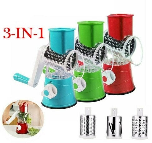 Drum Grater 3in1 цена и информация | Pjaustyklės, peilių galąstuvai | pigu.lt