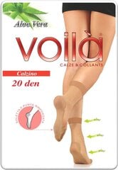 Носки Aloe Vera Voila 20 den, Nero цена и информация | Женские носки | pigu.lt