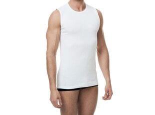 Medvilniniai marškinėliai vyrams, balti kaina ir informacija | Vyriški apatiniai marškinėliai | pigu.lt
