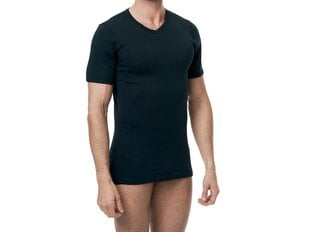 Medvilniniai marškinėliai vyrams, juodi kaina ir informacija | Vyriški apatiniai marškinėliai | pigu.lt