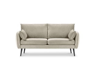 Dvivietė sofa Kooko Home Lento, smėlio spalvos kaina ir informacija | Sofos | pigu.lt