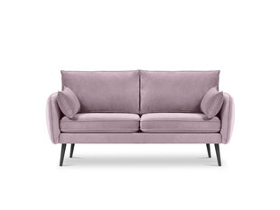 Dvivietė sofa Kooko Home Lento, rožinė kaina ir informacija | Sofos | pigu.lt