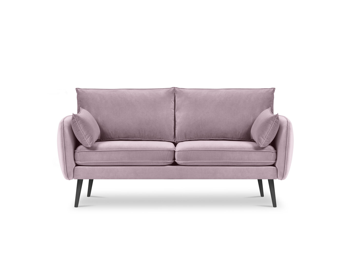Dvivietė sofa Kooko Home Lento, rožinė цена и информация | Sofos | pigu.lt