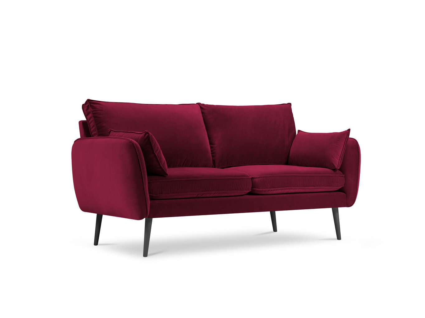 Dvivietė sofa Kooko Home Lento, raudona kaina ir informacija | Sofos | pigu.lt