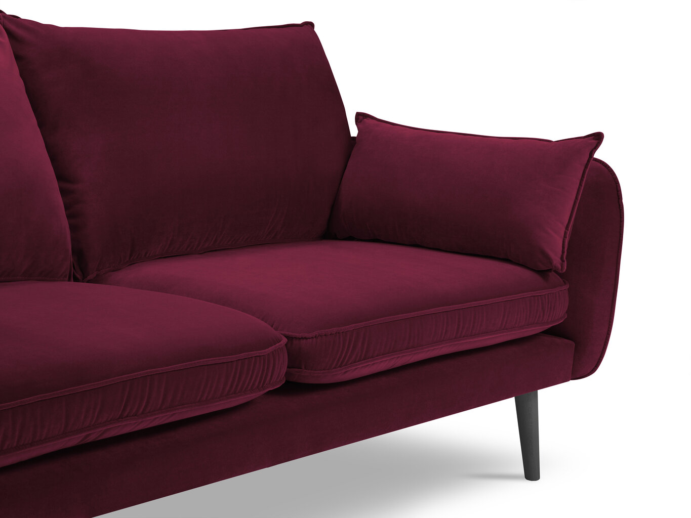 Dvivietė sofa Kooko Home Lento, raudona kaina ir informacija | Sofos | pigu.lt