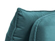 Dvivietė sofa Kooko Home Lento, mėlyna/juoda kaina ir informacija | Sofos | pigu.lt